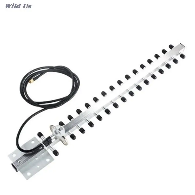 Hot sale 2.4Ghz WiFi Antenna 25dBi RP SMA Outdoor Wireless Yagi Antenna Directional Booster Amplifier Modem Cable