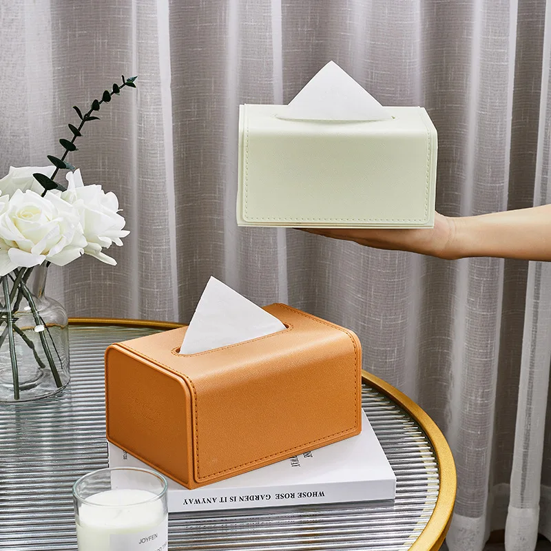 Light Luxury Tissue Holder Nordic High Quality Toilet Paper Box Home Table Square Napkin Container Wet Tissue Paper Organizer