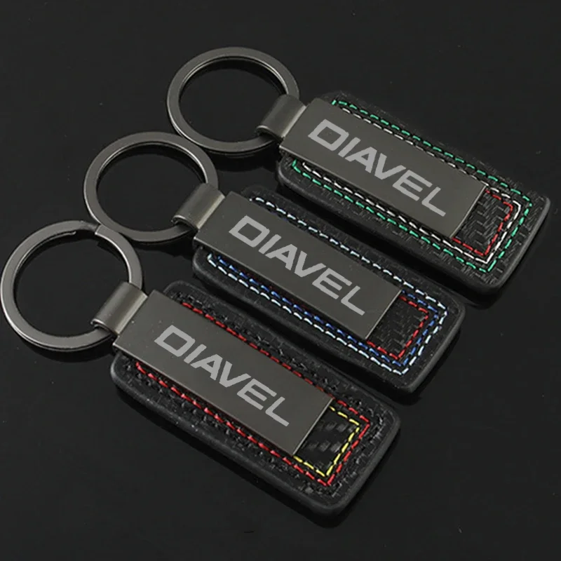 Universal Accessories Motorcycle Keychain Keyring For Ducati DIAVEL S 1260 2024 2021 2023 2020 Gift Key Chains Ring Buckle