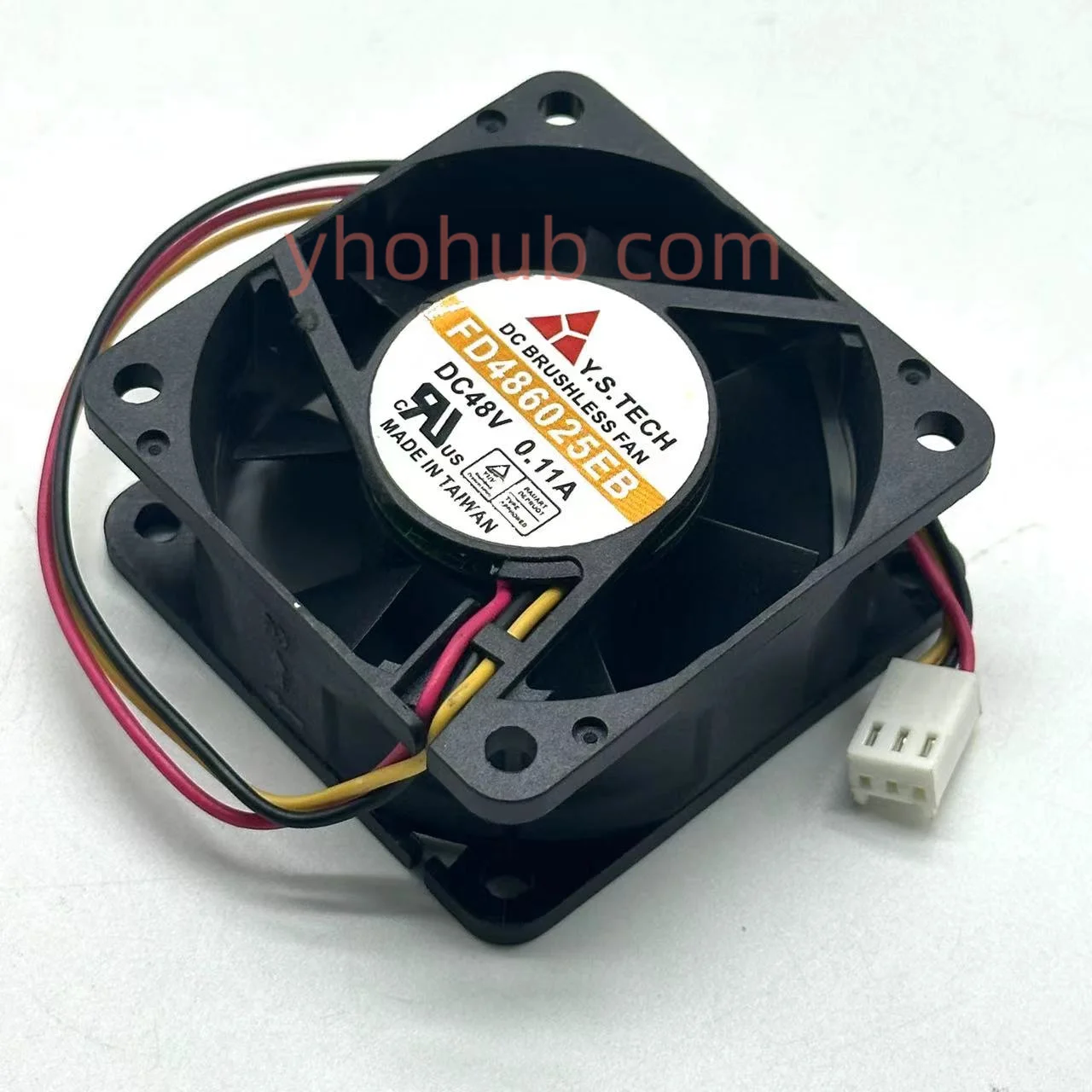 

Y.S.TECH FD486025EB DC 48V 0.11A 60x60x25mm 3-Wire Server Cooling Fan