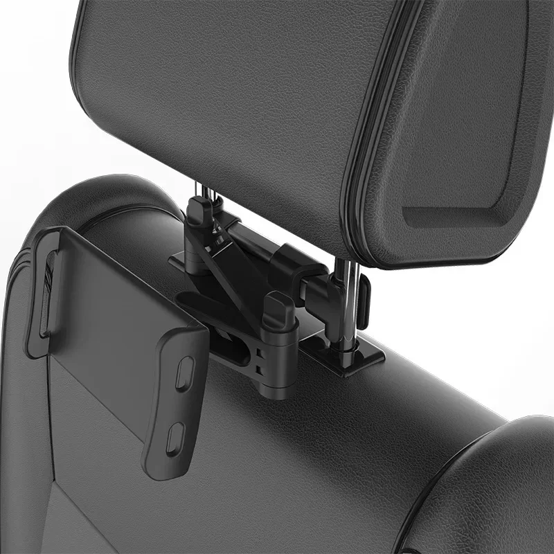 Universal Telescopic Car Back Seat Headrest Tablet Holder for IPad Mini Air Pro 4-11 Inch 360 Rotation Car Phone Stand Clamp