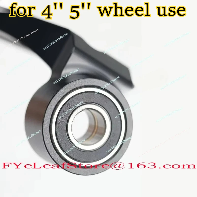 

For 4 Inch 5 Inch Wheel Use Aluminum Wheelchair Front Fork with Titanium Alloy Axle
