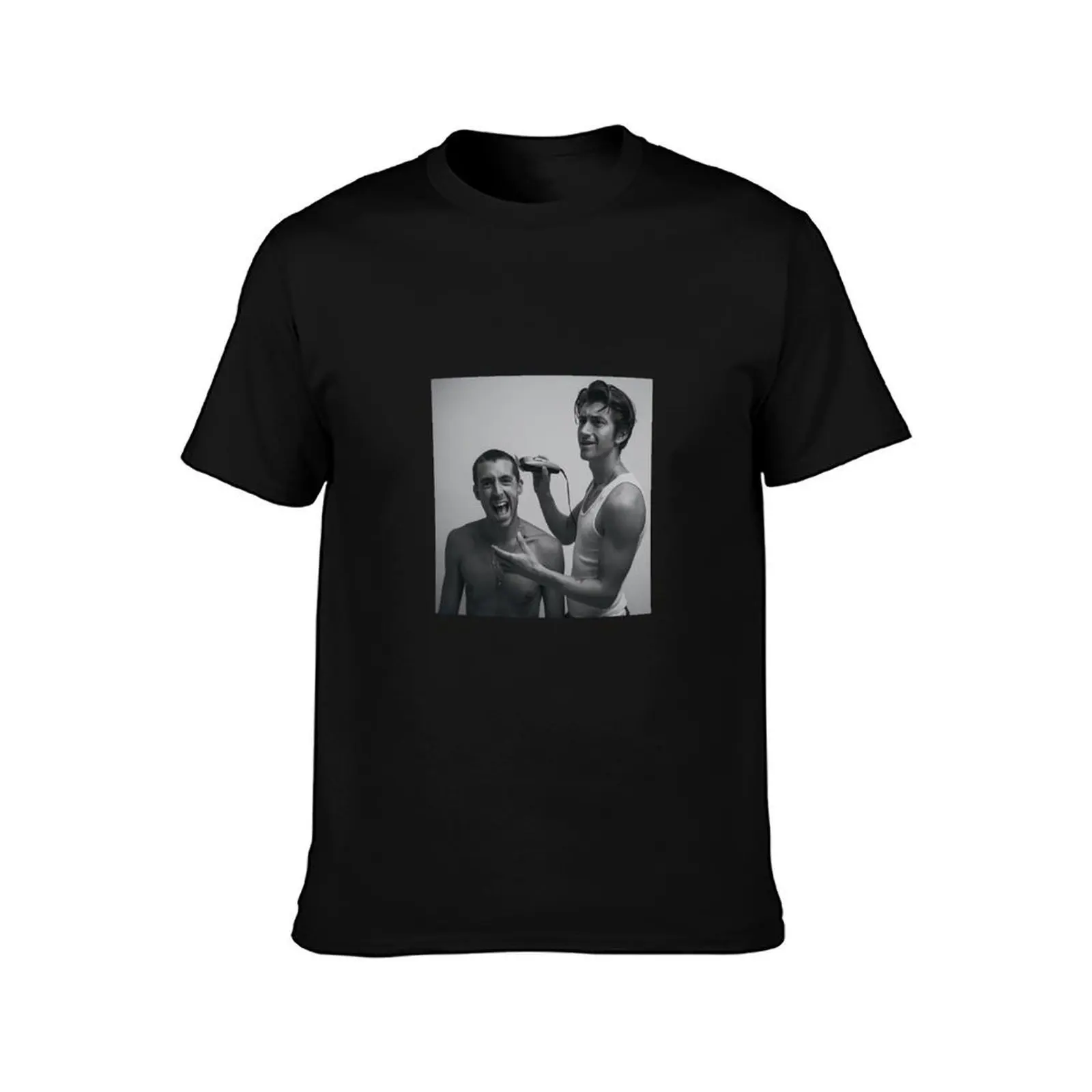 Alex Turner and Miles Kane T-Shirt, Summer Casual Cotton Tee, Oversized Streetwear Tops, Vintage Graphic Print, Unisex Men Women
