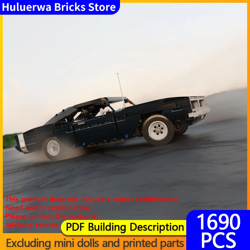 

Speed Racing Car Model MOC Building Bricks Charger RT American Muscle Car Modular Technology Gifts Holiday Assemble Children Toy