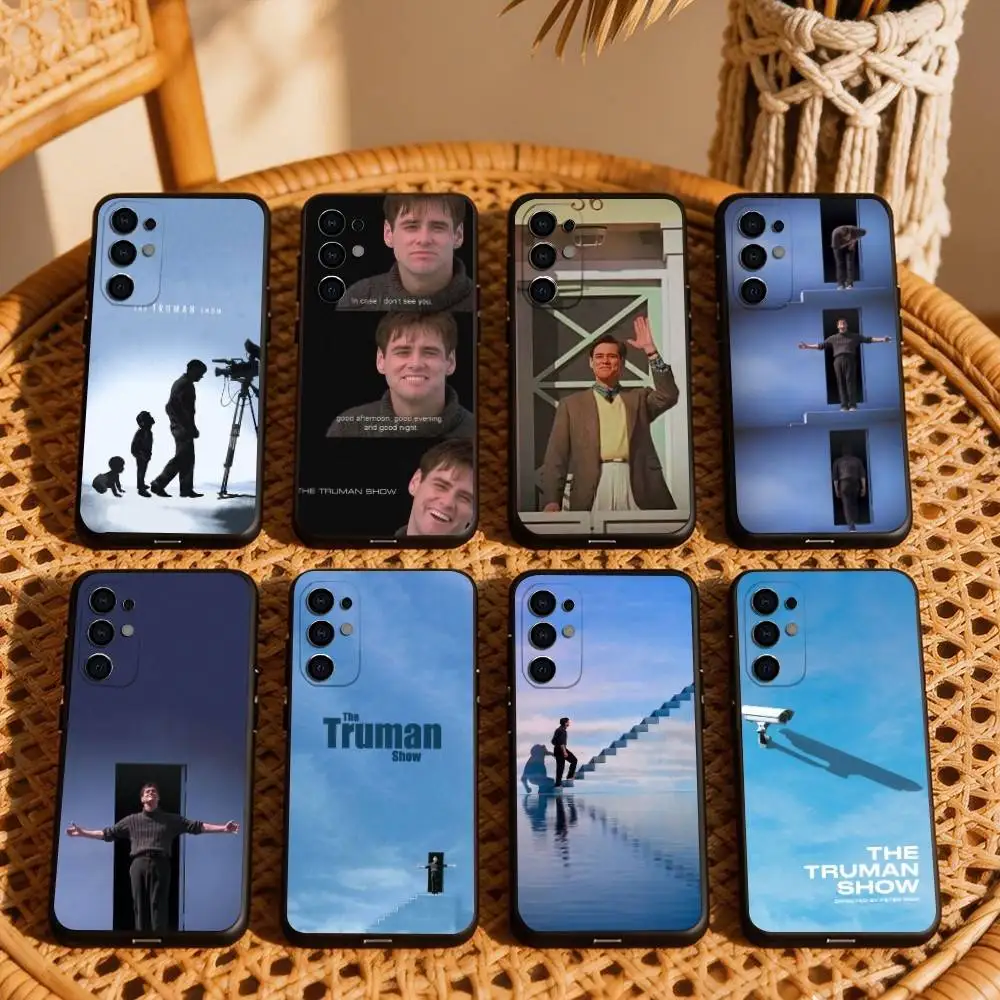 T-The T-Truman Show Movie Phone Case Black Silicone Soft For Samsung S25,S24,S21,S22,S23,S30,Ultra,S20,Plus,Fe,Lite