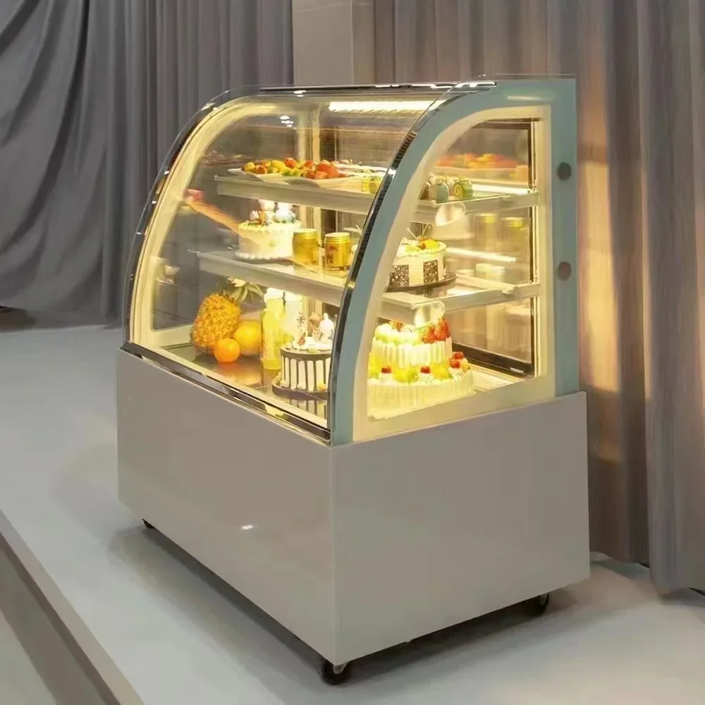 

#h Commercial refrigerated supermarket bakery cake showcase display/ Cake Pastry cooler display cabinet cake chiller display
