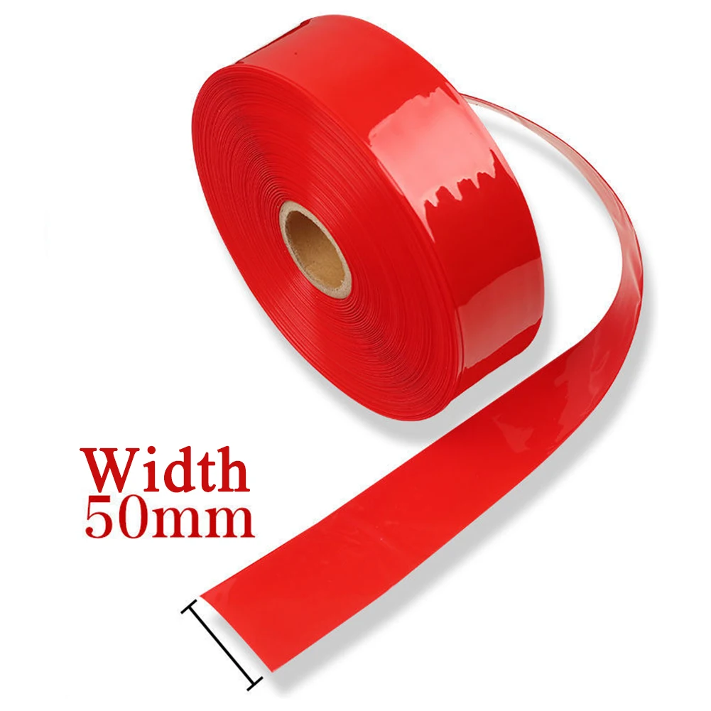 5 Meters 50mm Red Plastic Sausage Casings for Sausage Machine Salami Shell for Egg Sausage Hot Dog Plastic Casing Kitchen Tools