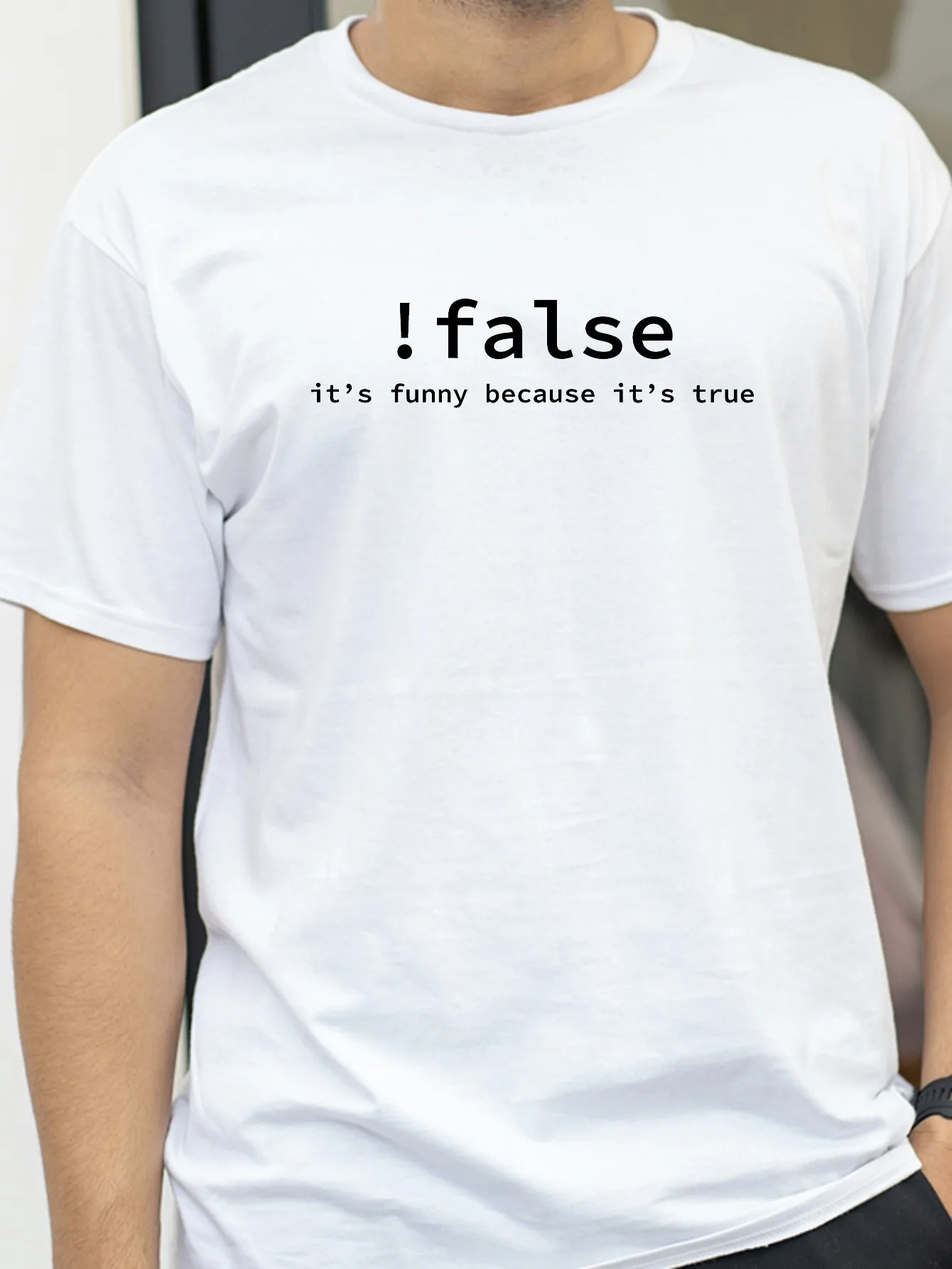 False Programming Coding Tee  For Programmers T Shirt Funny Camiseta Loose Short Sleeve Round Collar T-Shirts Summer Tops