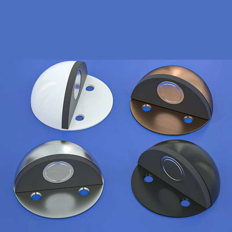 

Punching-free Floor Suction Adjustable Door Suction Indoor Wooden Door Silent Magnetic Door Stall Anti-collision Invisible Door