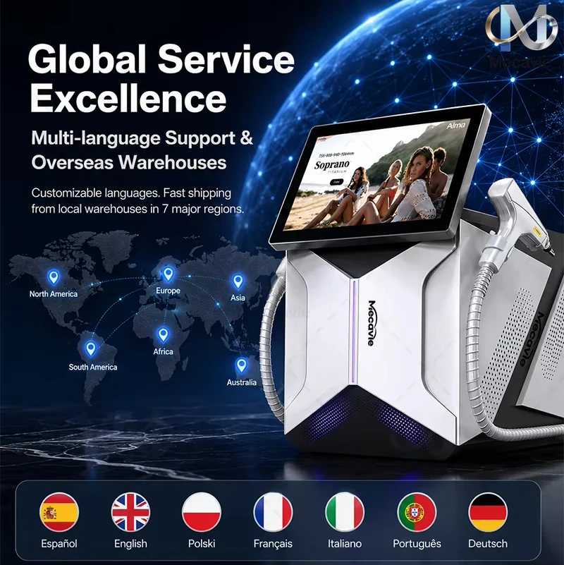 

2IN1 Ice Titanium 808nm Diode Laser Machine Hair Removal & Pico Tattoo Removal For All Skin Types New Taiwanese Beauty Tools