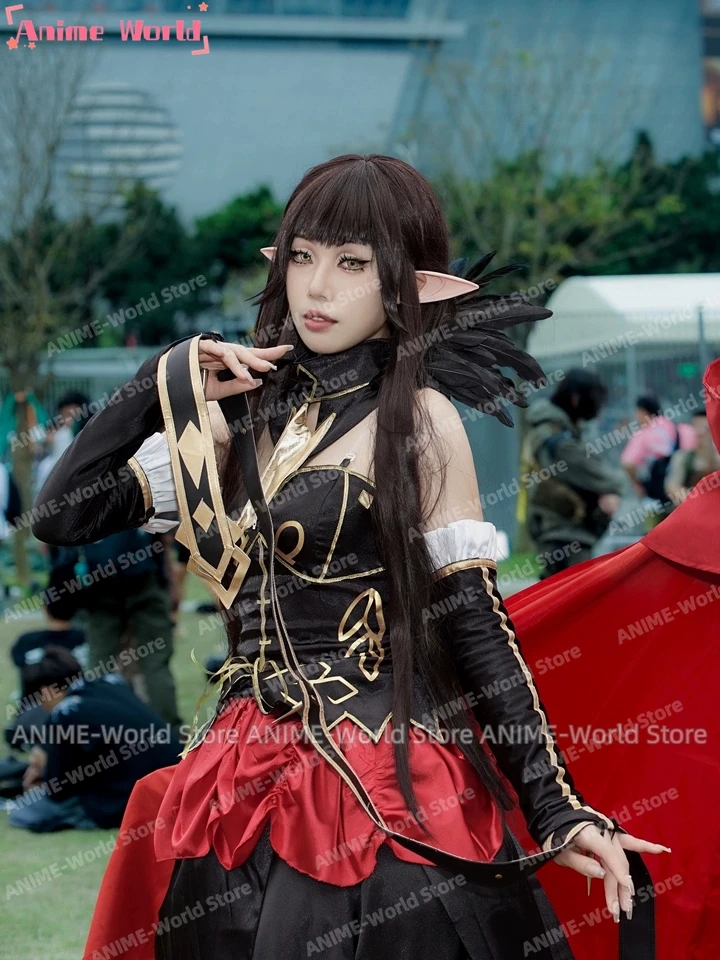 《Custom Size》Game Fate Apocrypha Semiramis Cosplay Costumes Stage Performance Dress 150cm Wig Christmas Hallowmas Costume