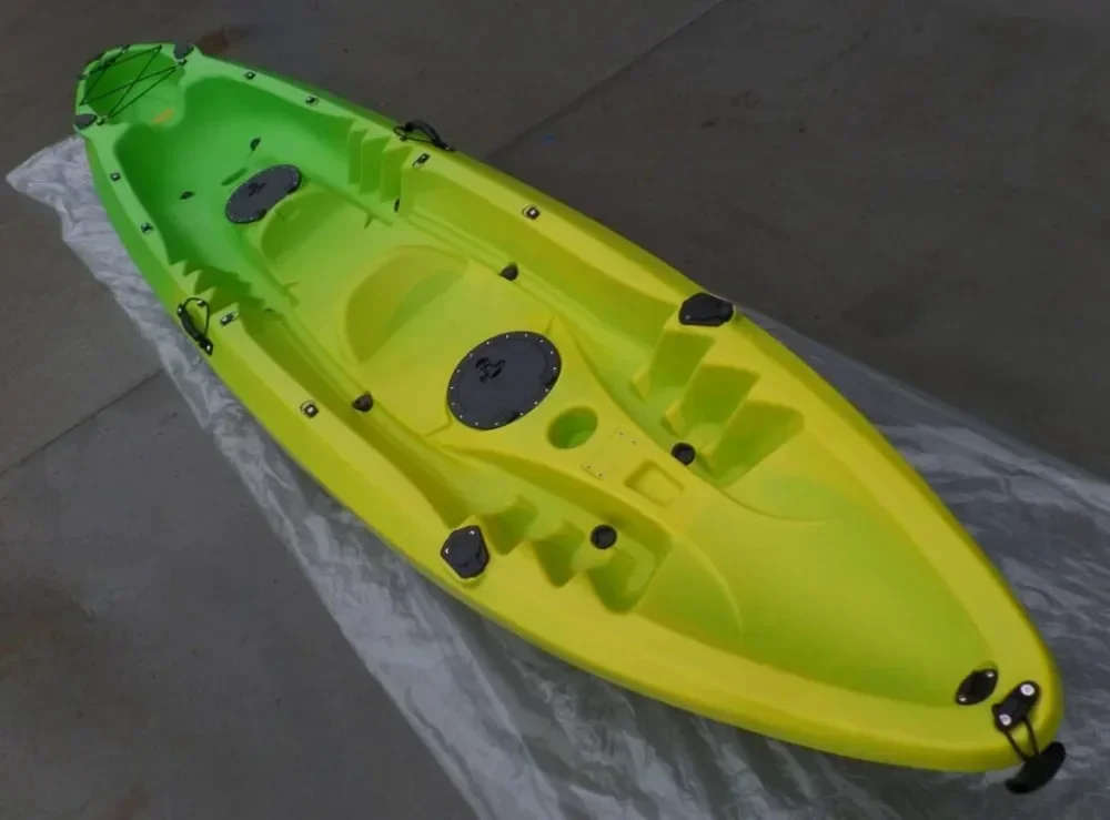 12ft 3 Paddlers Sit On Top 3 Person Family Kayak For Sale Hot Sale Rotomold Canoe Ship To The Port