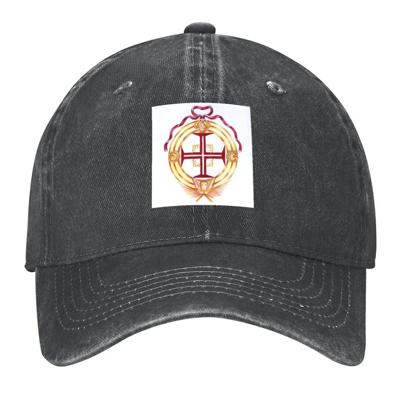 

Templar cross. Cruz de Cristo. Charola. Tomar.Portugal Baseball Cap Kids Hat Anime Golf Men Women's