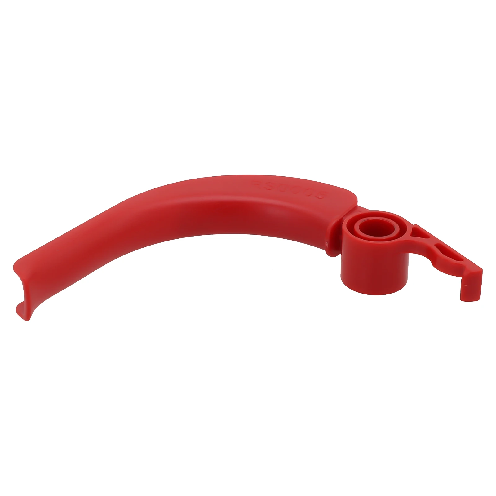 

177.6*25mm Lawnmower Handle Replacement ABS Material Easy To Install High Compatibility Red Color Single Piece