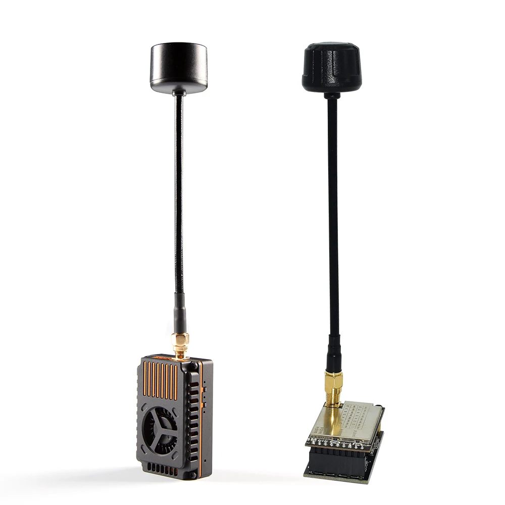 3.3Ghz 10W 고출력 VTX 16채널 비디오 송신기(CNC 쉘 포함) IRC Tramp 프로토콜 지원, FPV 장거리 드론용 3.3GHz VRX