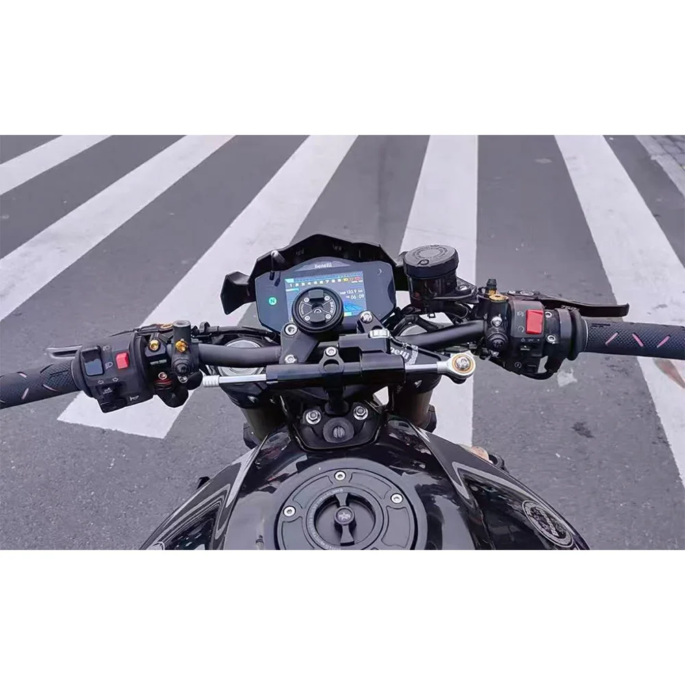 For CFMOTO 700CLX CLX700 CLX700 Modified aluminum alloy reducing handlebar for low-handle combat.