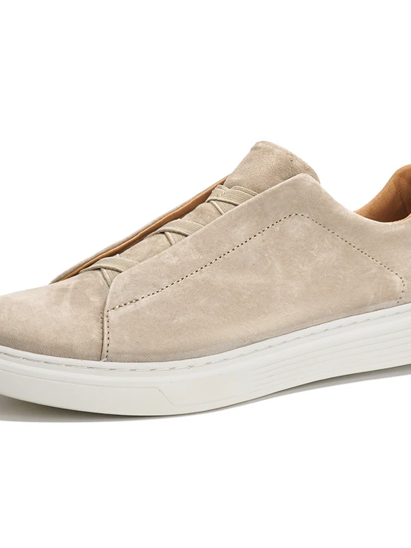 Mocasines Unisex de Caña Baja, Estilo Slip-On, Casuales, para Skateboarding, Retro, de Ante Sintético, Talla Grande, Tendenci...
