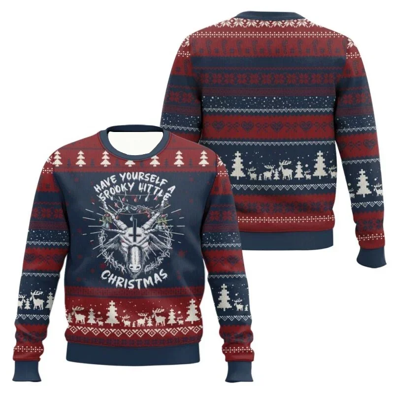 حائل سانتا كلوز الشيطان سانتا كلوز القبيح متعة عيد الميلاد الجدة هوديس الرجال والنساء حفلة عيد الميلاد زي لعب الأدوار