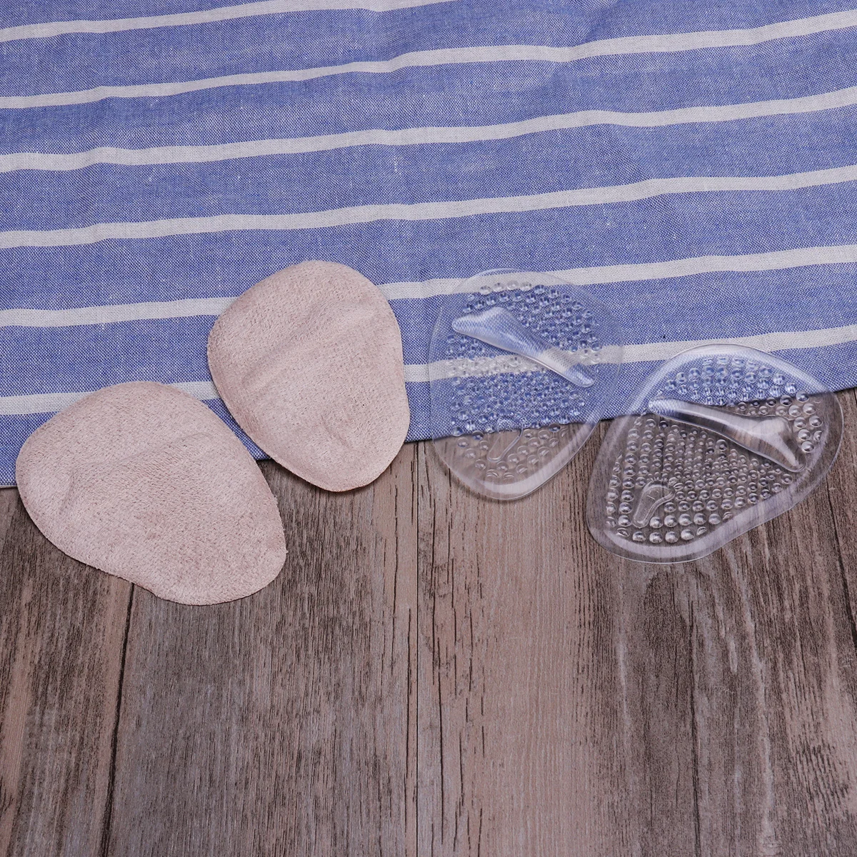 

2Pairs Silicone Forefoot Pads Gel Cushion for High Heel Pain Relief Stop Metatarsalgia Improve Blood Circulation Anti-Skid