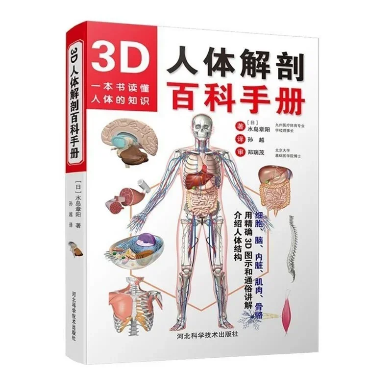 

Medical Books 3D Human Anatomy Encyclopedia Manual Human Anatomy Color Atlas Detailed Human Structure