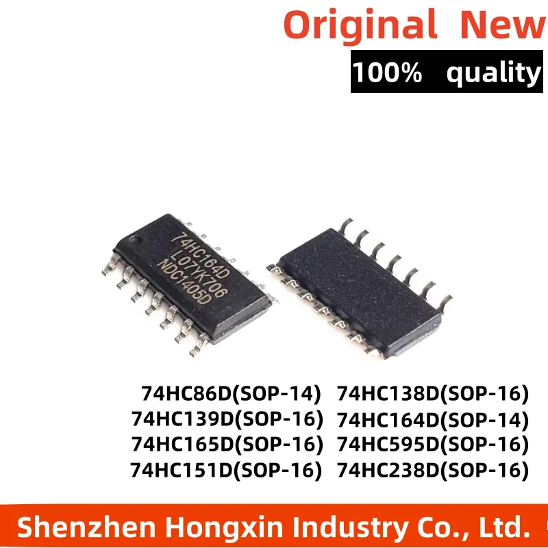 

10pcs New Original SN74HC 74HC86 138 139 164 165 151 238 595 D DR Patch SOP-14