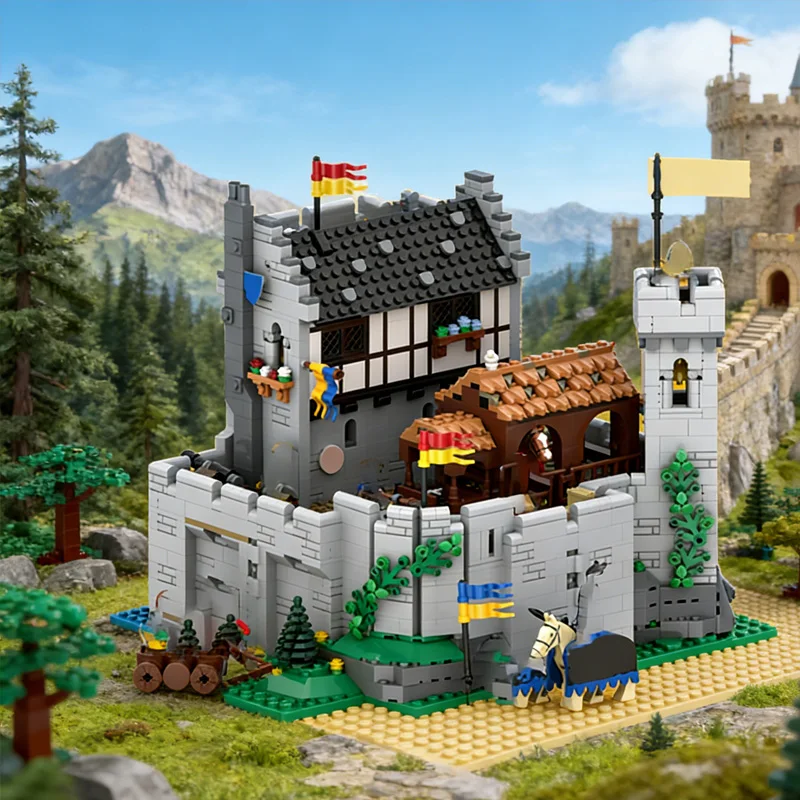 2348 PCS City Engineering Configurable Castle - Part 2 MOC Aanpasbare modulaire bouwsteen Creatief doe-het-zelf-speelgoed voor jongens Verjaardagscadeau