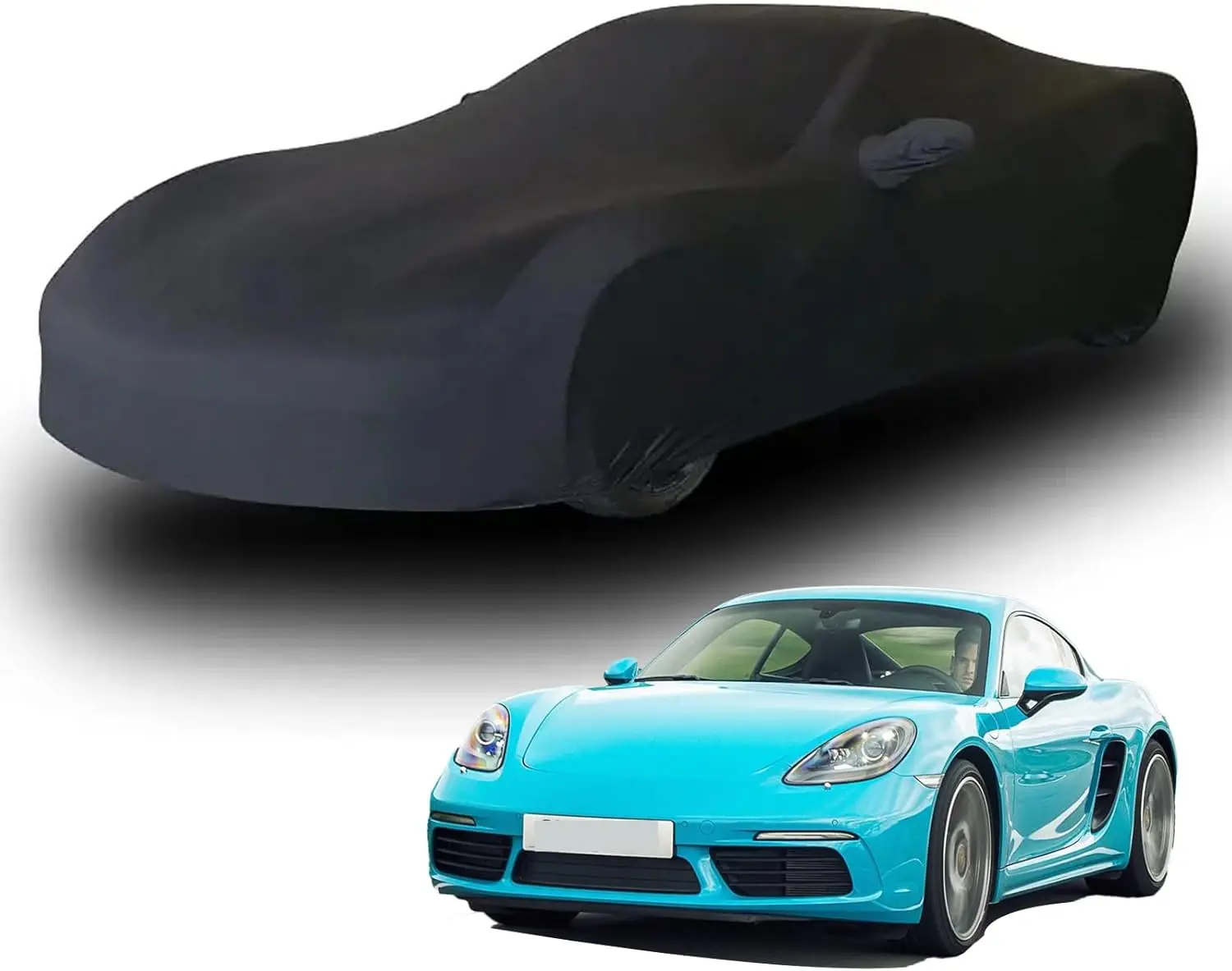 

Stretch Indoor Car Cover for Porsche 718 Boxster/Cayman, Dust-Proof Protection for Garage and Show