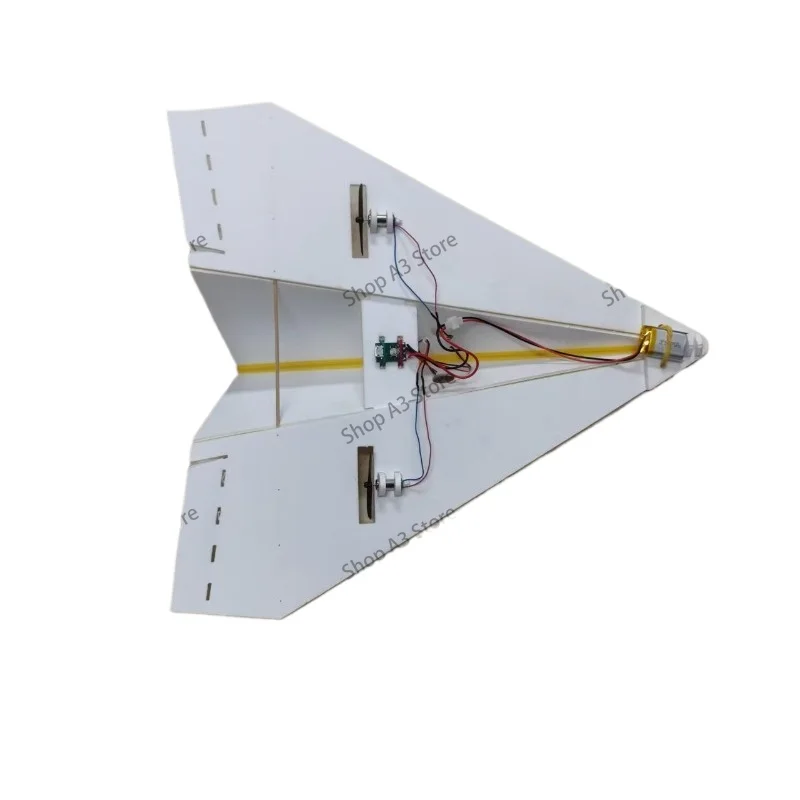 Remote control double-hair differential paper plane DIY manual assembly model aircraft manual technology experimental