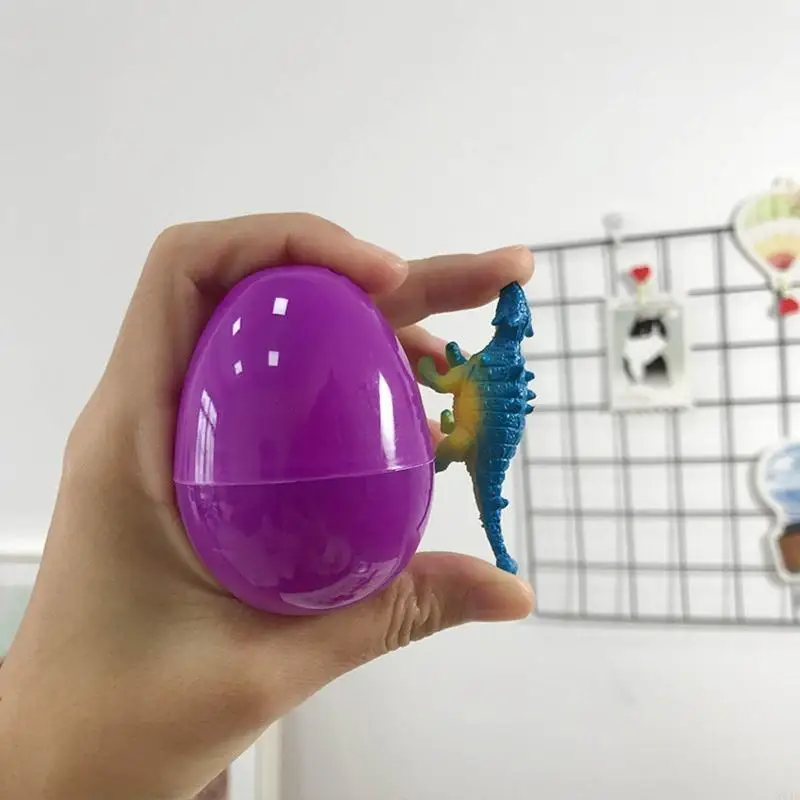 

N84e 12pcs яйца динозавров рука для кукол кукол Diy Dinosaurs Egg Family Family
