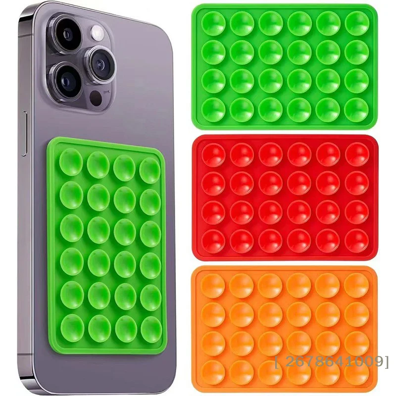 

❀ ❀ Силиконовая присоска с клейкой основой для крепления, двусторонняя, для мобильных телефонов и других устройств | 〔YY33〕