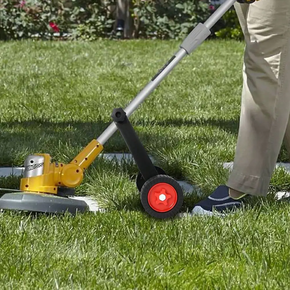 

String Trimmer Wheel Attachment, 26mm28mm Applicable Outer Diameter, Support Wheels Portable Lawn Mower Auxiliary Wheels, Wheel
