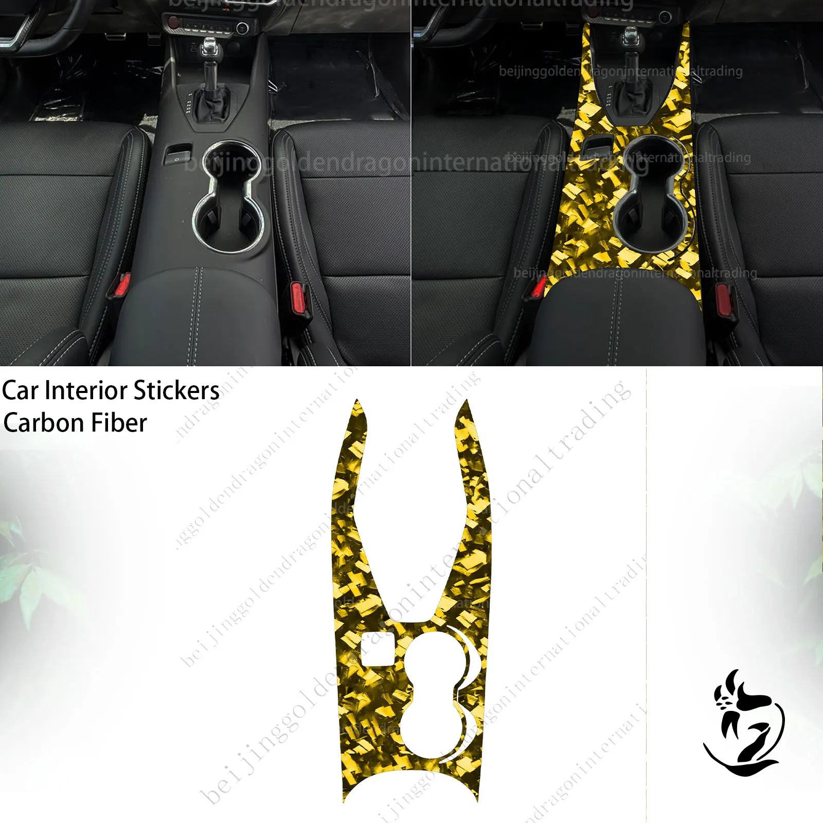adesivo-copri-pannello-del-cambio-in-fibra-di-carbonio-forgiata-gialla-per-ford-mustang-gt-2024-2026-decorazione-interna-auto-styling-personalizzato