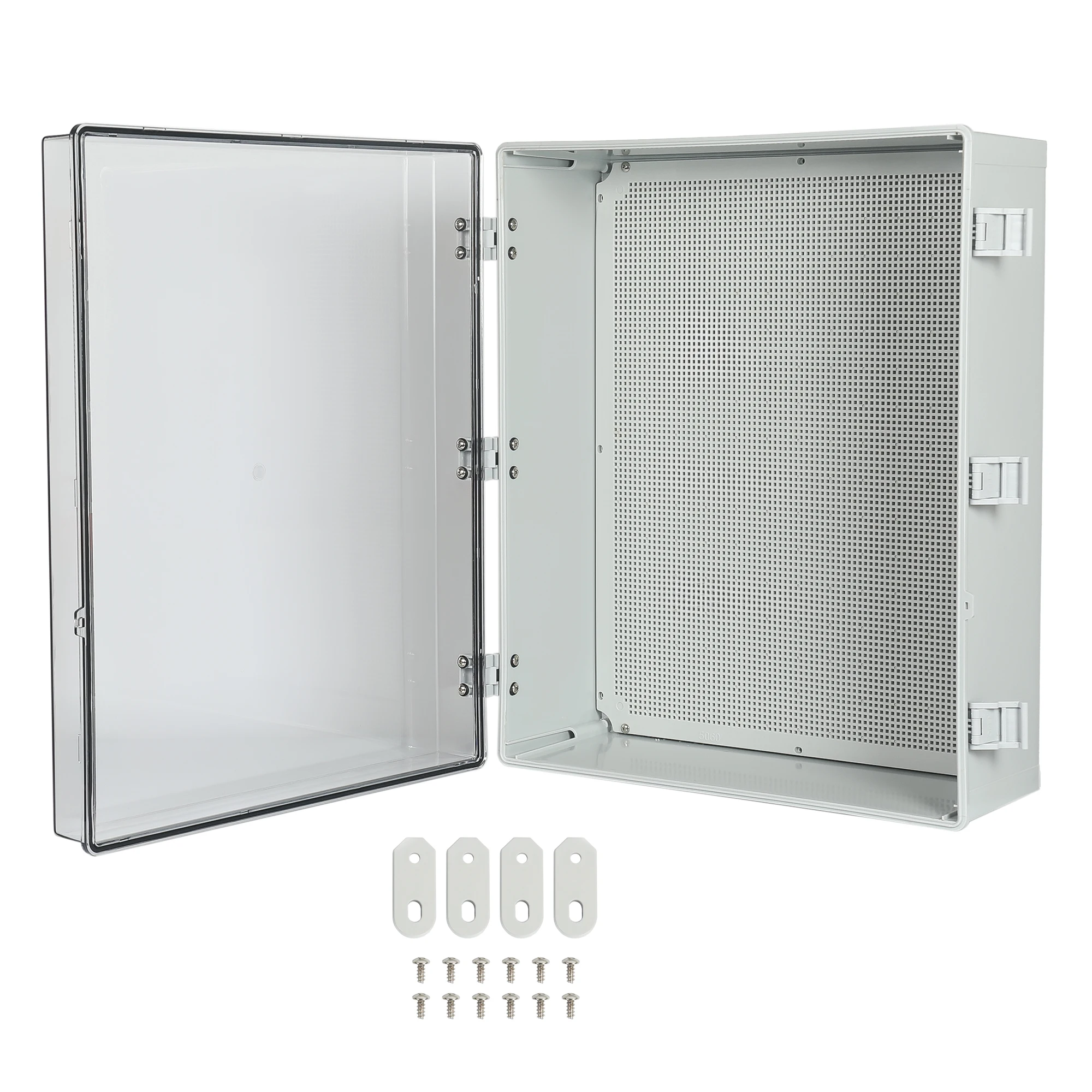 

Large ABS Junction Box IP67 Waterproof Electrical Enclosure Control Cabinet With Transparent Cover for Industrial Equipment