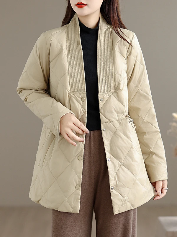 

Облегающее корейское хлопковое тюре, однотонное легкое женское пальто с завязкой на талии, весна-осень, Новое поступление, женское пальто Ele