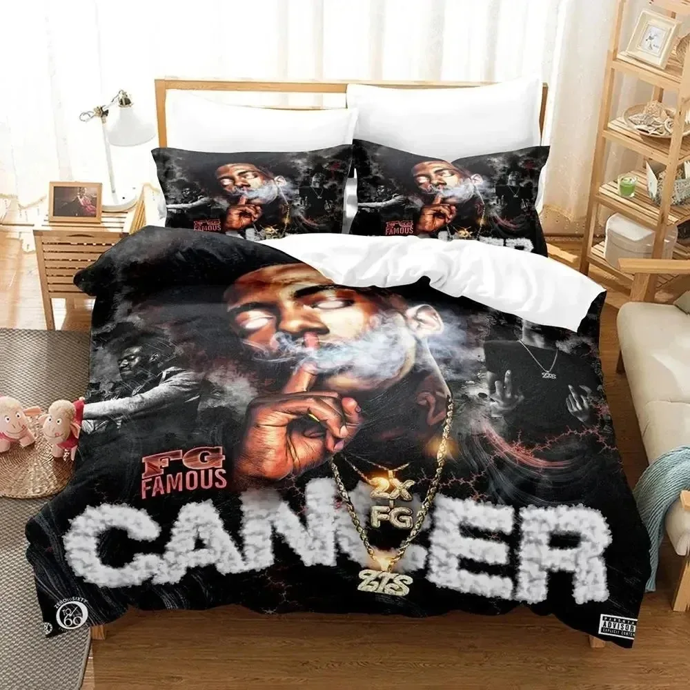 

3D Print Rapper JayDaYoungan Bedding Set Duvet Cover Bed Set Quilt Cover Pillowcase Comforter king Queen Size Boys Adult