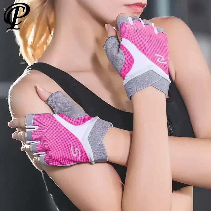 

Half Finger Cycling Gloves Gym Fitness Yoga Body Building Anti-slip Breathable Shockproof Wear-resistant 헬스 Running Gloves