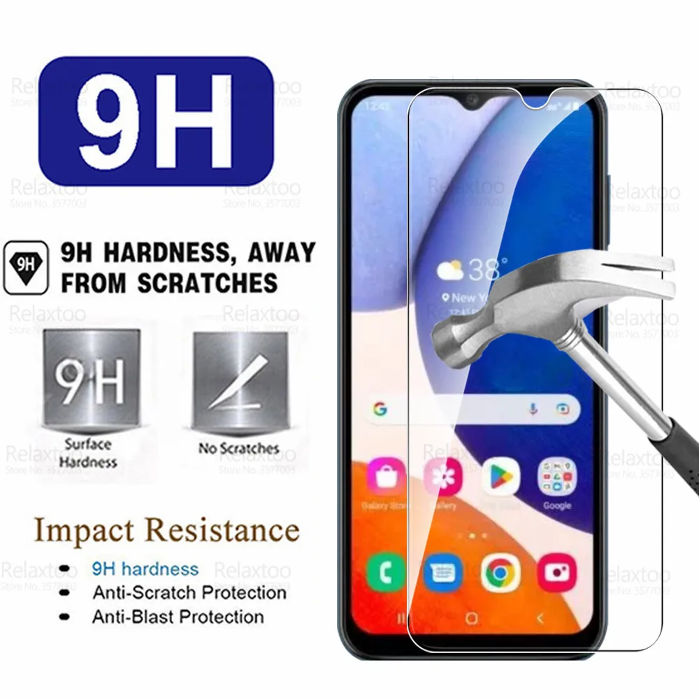 Sumsung A14 Glass 3Pcs Tempered Glass Screen Protector For Samsung Galaxy A14 5G A 14 14A 2023 A146B 6.6