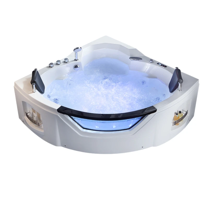 

Bathroom double bath home adult couples triangle fan heating constant temperature jacuzzi.