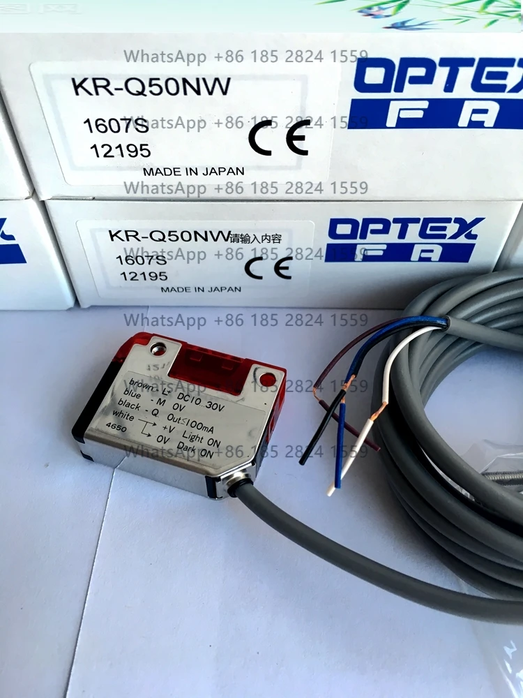 Spot brand new original Japanese OPTEX photoelectric switch KR-Q50N KR-Q50P KR-Q50NW KR-Q150NW KR-Q300NW KR-Q50PW  NEW