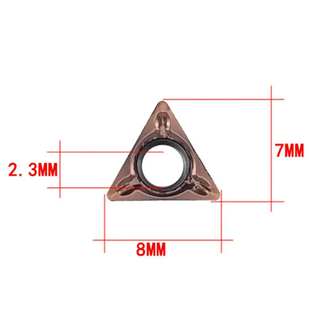 Cast Iron Blade Finishing Precision Turning Inserts 10pcs/1 Box Carbide Chamfering Machine For Pneumatic High Grip Part