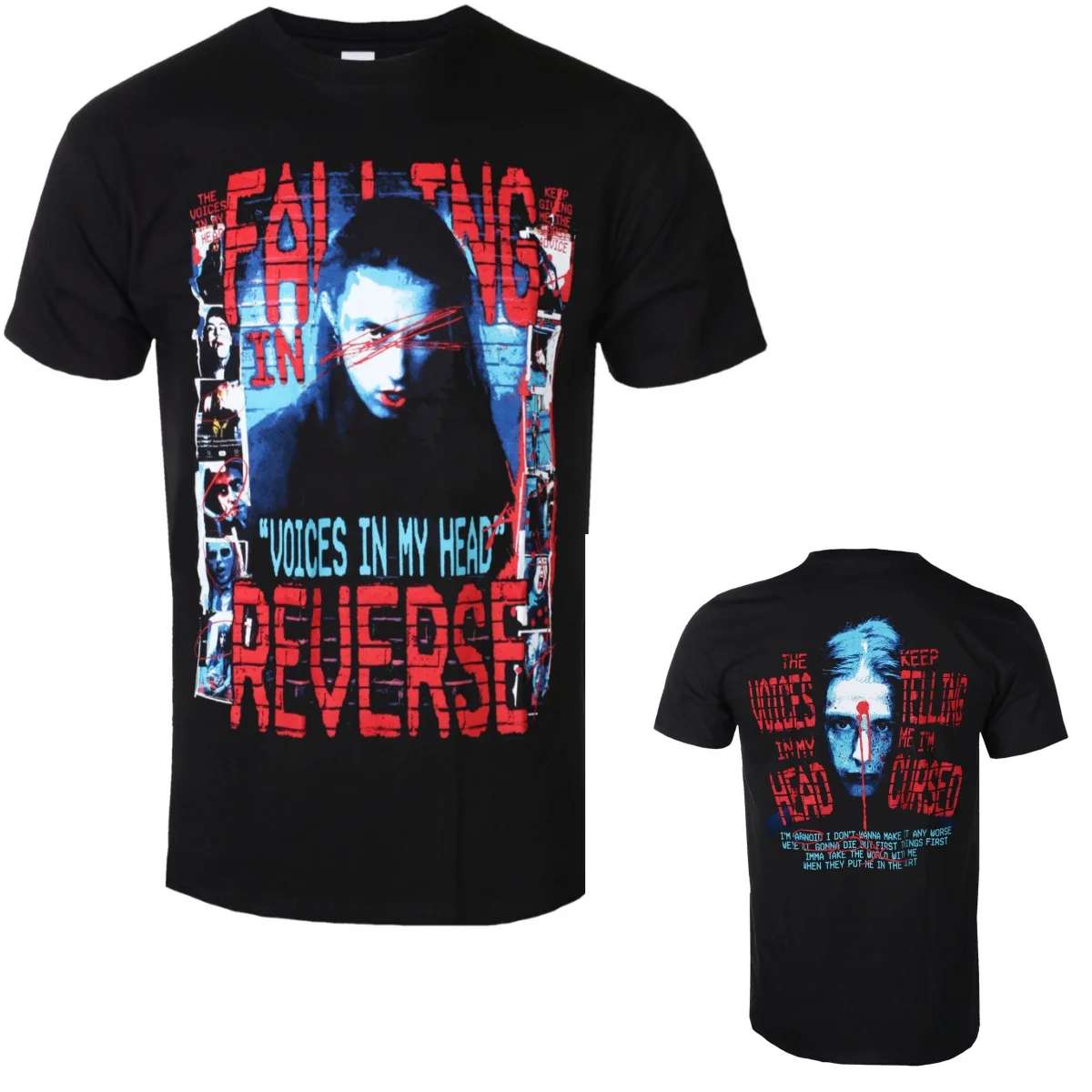Fit Falling in Reverse Graphic Cotton T-shirt Unisex Summer Short Sleeve Fashion Brand Tee Luxury Casual Vintage Tees