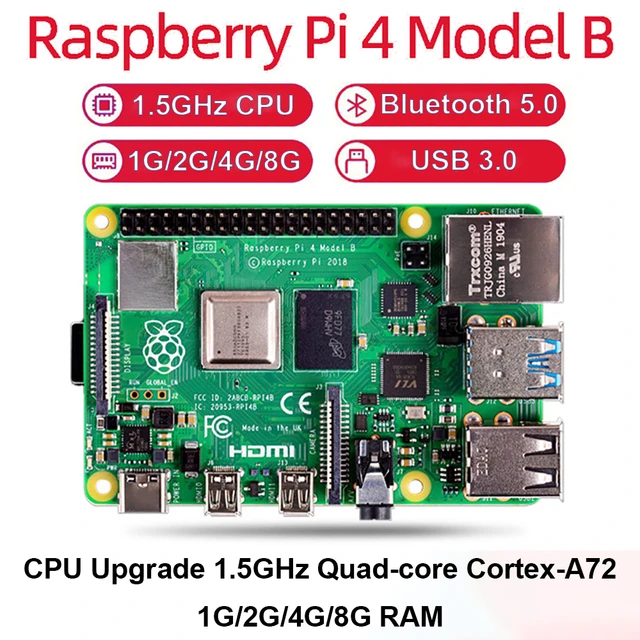 Raspberry Pi 4 Computer Model B 4gb Ram | Raspberry Pi 4 Computer Model B  2gb Ram - Demo Board - Aliexpress