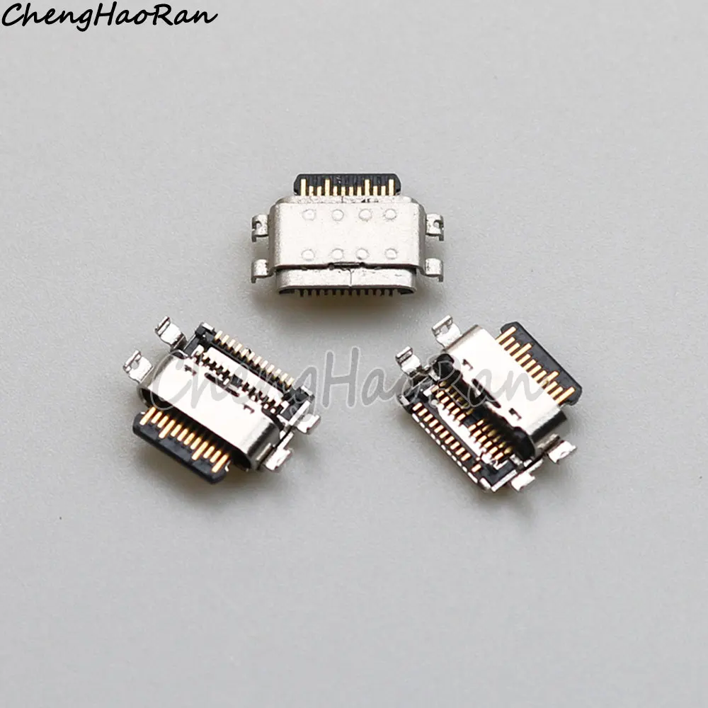 Tipo-C USB Tomada fêmea, plugue de carregamento de energia, interface para BlackBerry Key2, cauda interna, conector de carregamento, 1/2 pcs