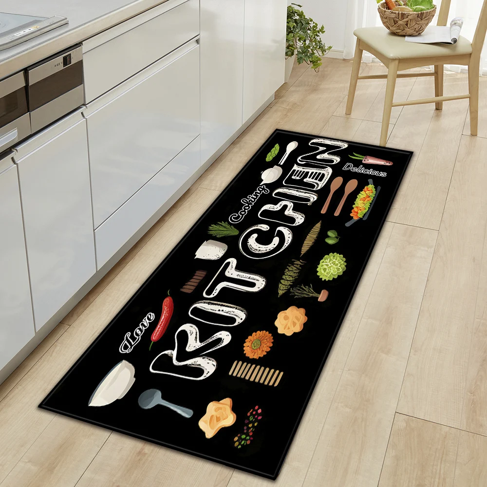 Entrance Doormat Kitchen Floor Mat Home Living Room Balcony Bedroom Decoration Carpet House Bath Hallway Door Non-Slip Foot Rug