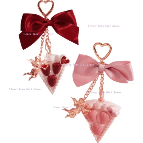 Flower Knows Colgante de bálsamo sólido de Cupido de fresa