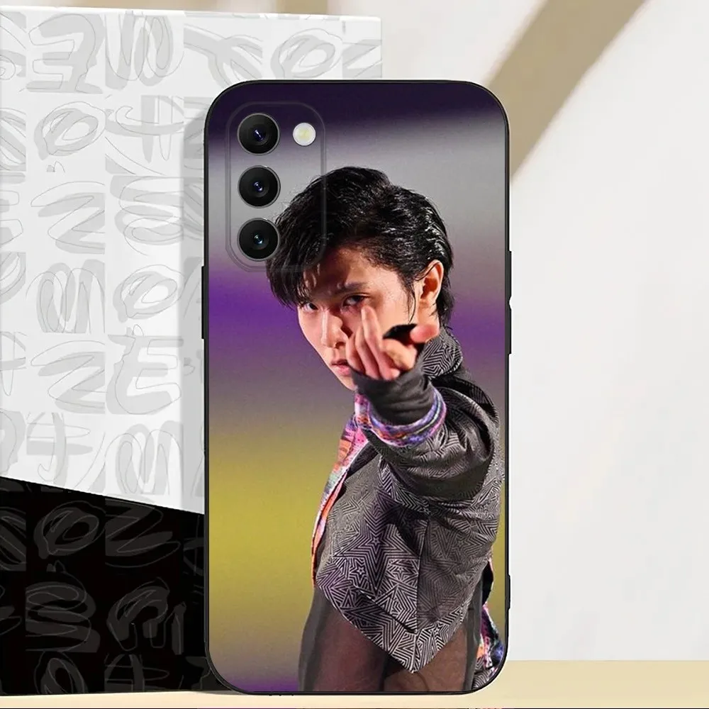 Skating Prince Yuzuru Hanyu Phone Case For Samsung Galaxy A13,A21s,A22,A31,A32,A52,A53,A71,A80,A91 Soft Black Cover