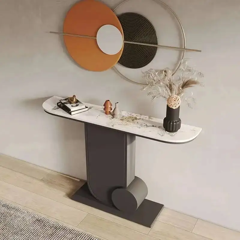 

Room Hallway Living Luxury Nordic Vertical Table Narrow Classic Table Vintage Design Tisch Wohnzimer Entrance Home Furniture