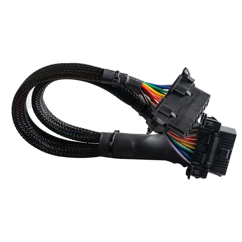 A10E-16Pin OBD2 Male To Dual Female Converted Cable OBD2 Y-Cable Car Diagnostic Auto Tool OBD2 Auto Tool Connector