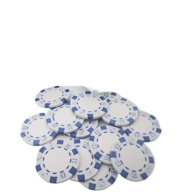 مجموعة شرائح البوكر - تكساس هولدم وبلاك جاك مع حقيبة حمل وبطاقات ونرد وأزرار #4