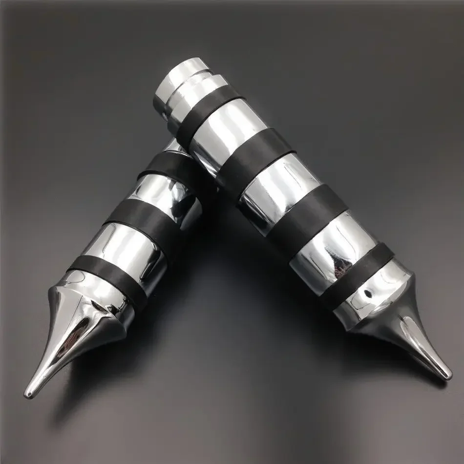 

1" 25mm Needle Handlebar Hand Grip For Harley Honda Kawasaki Suzuki Yamaha VT XL